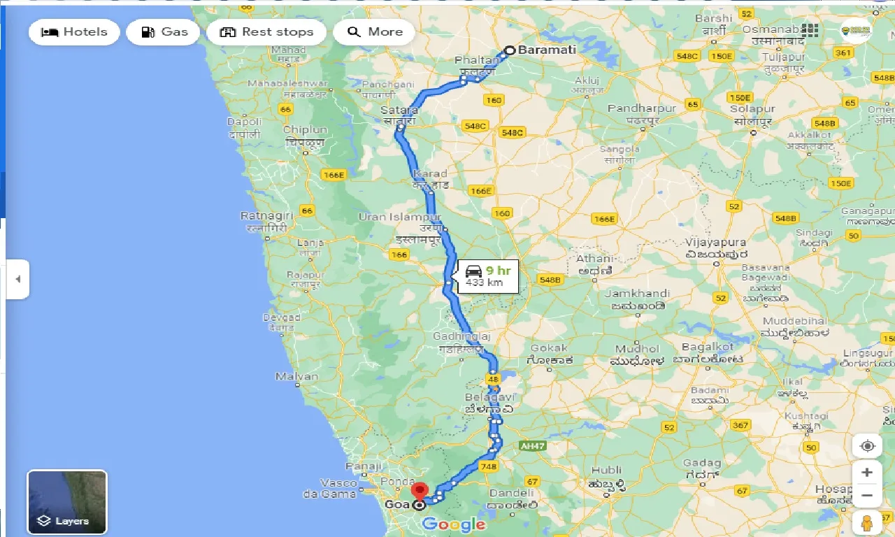 baramati-to-goa-one-way