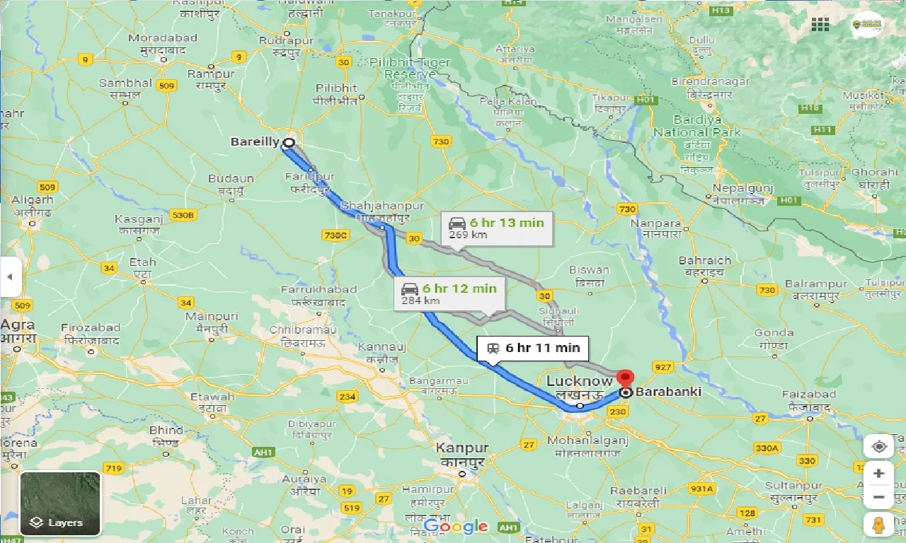 bareilly-to-barabanki-taxi