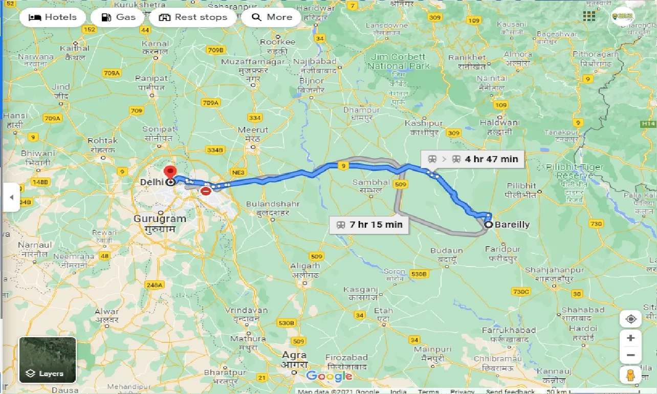 bareilly-to-delhi-round-trip