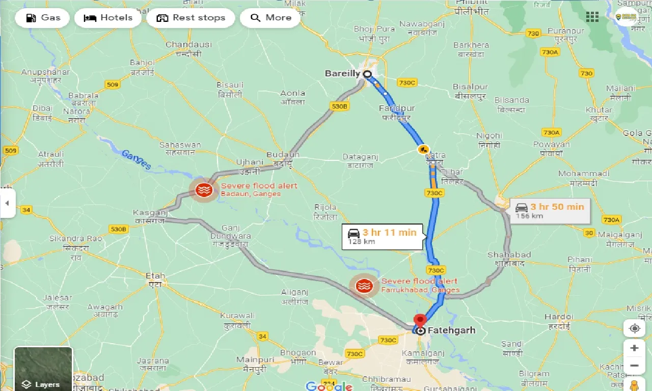 bareilly-to-fatehgarh-one-way