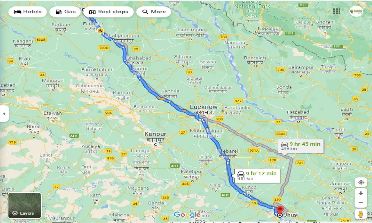 bareilly-to-jhusi-taxi