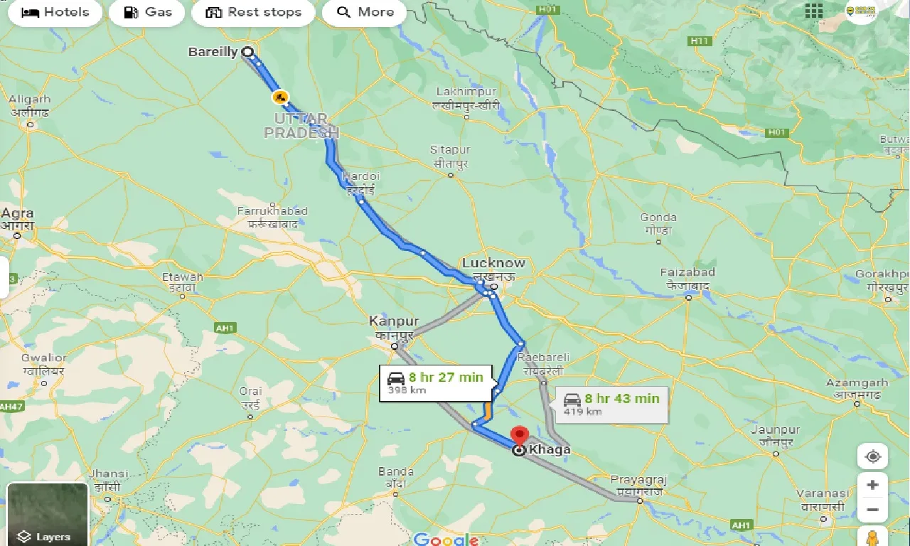 bareilly-to-khaga-taxi