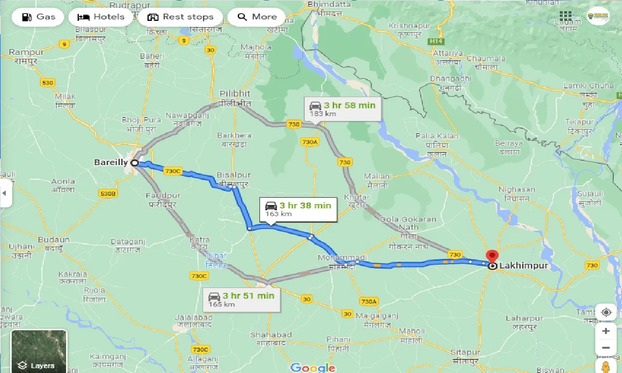 bareilly-to-lakhimpur-one-way