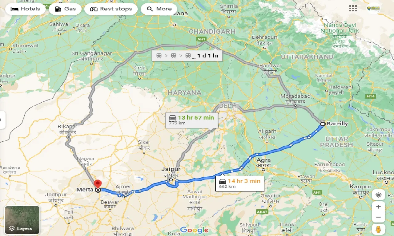 bareilly-to-merta-one-way