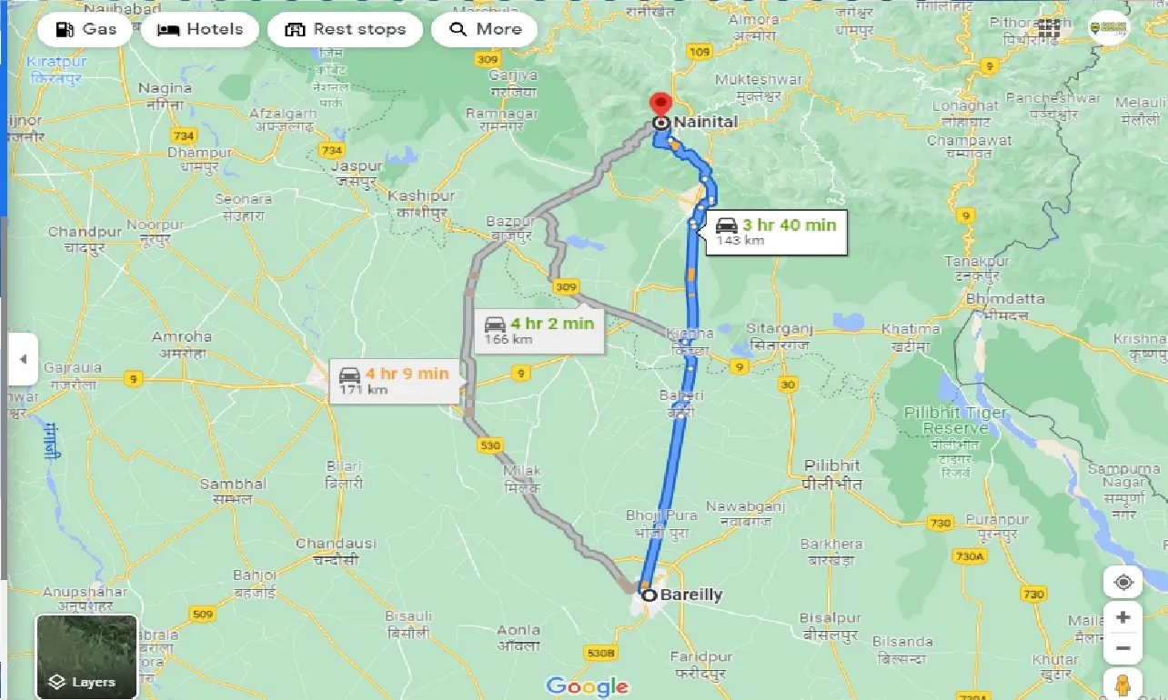 bareilly-to-nainital-one-way