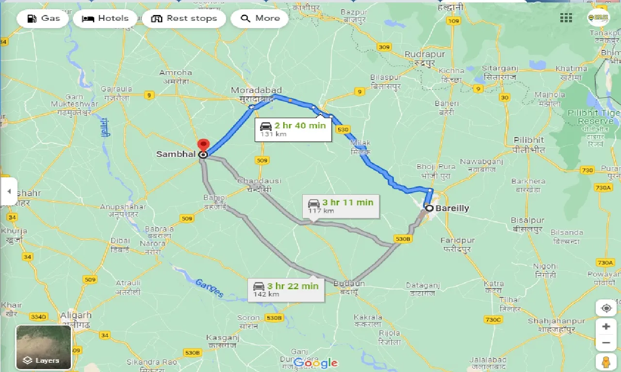 bareilly-to-sambhal-taxi