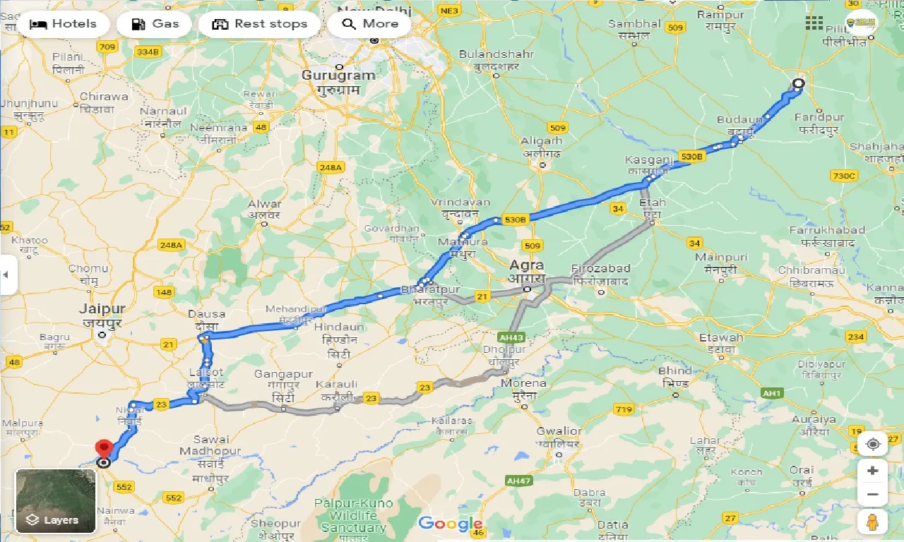 bareilly-to-tonk-one-way