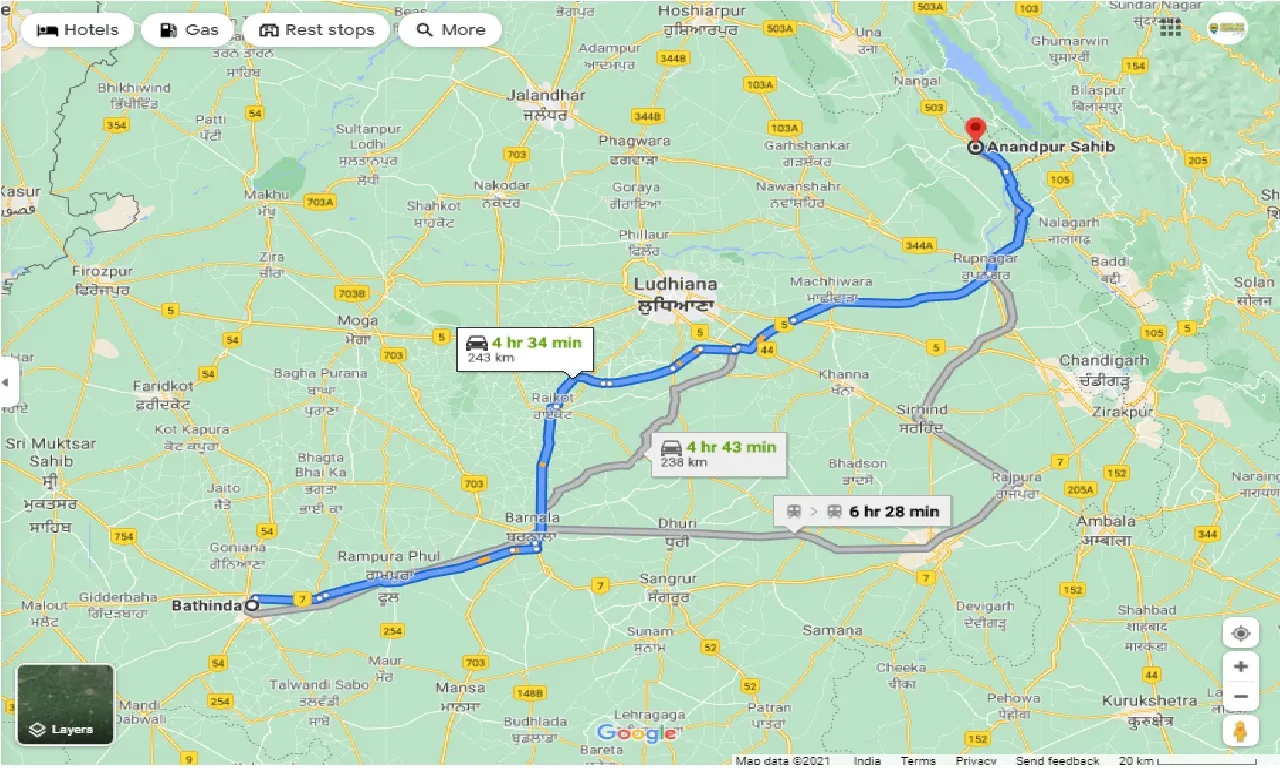 bathinda-to-anandpur-sahib-round-trip