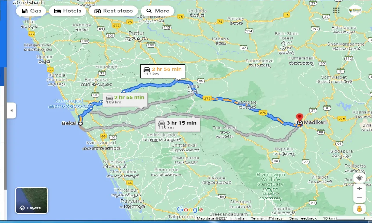 bekal-to-madikeri-one-way