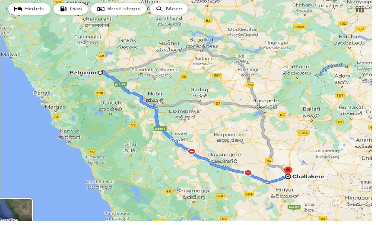 belgaum-to-challakere-one-way