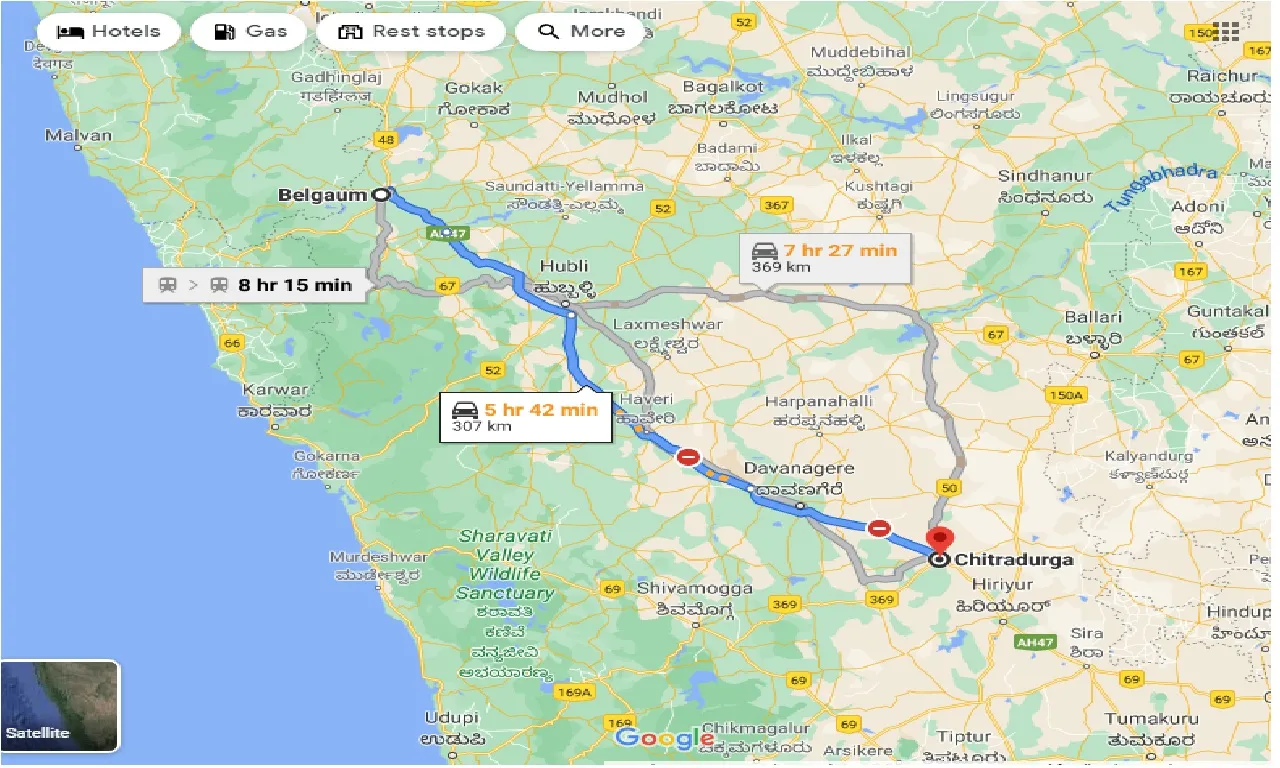 belgaum-to-chitradurga-one-way