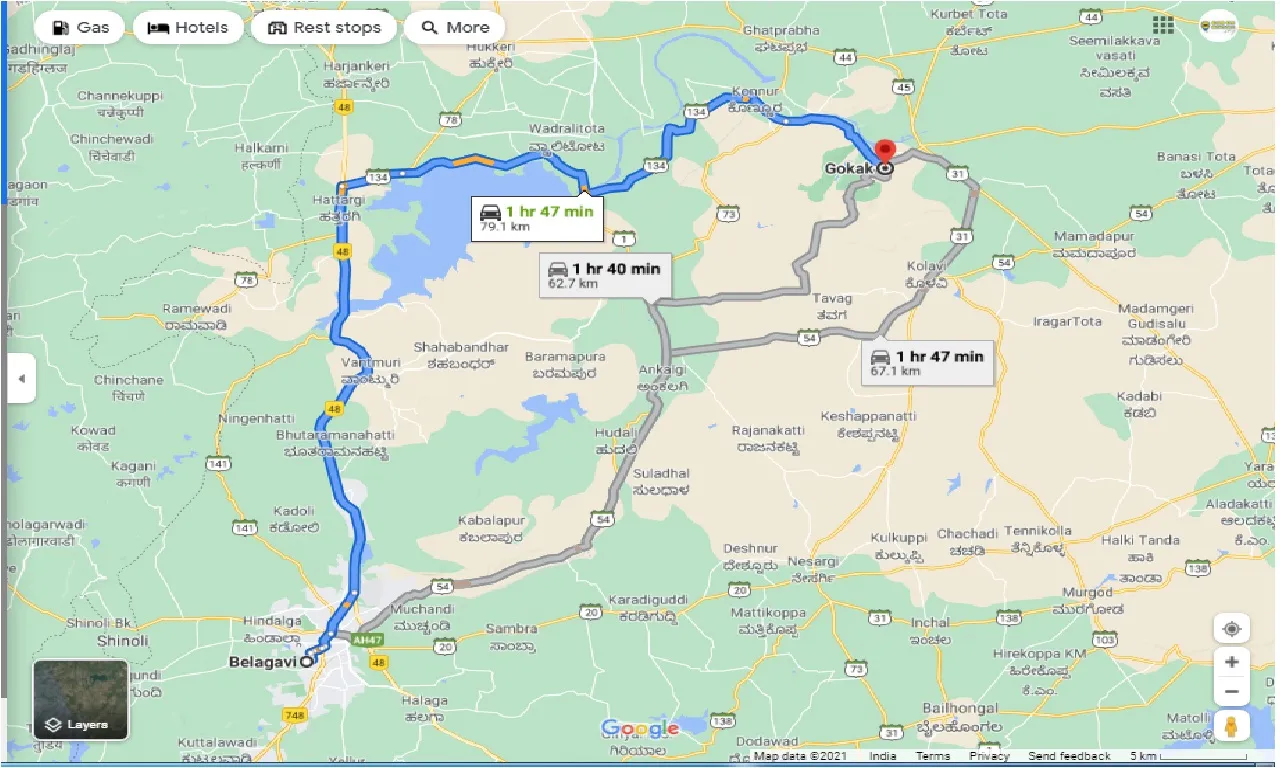 belgaum-to-gokak-one-way