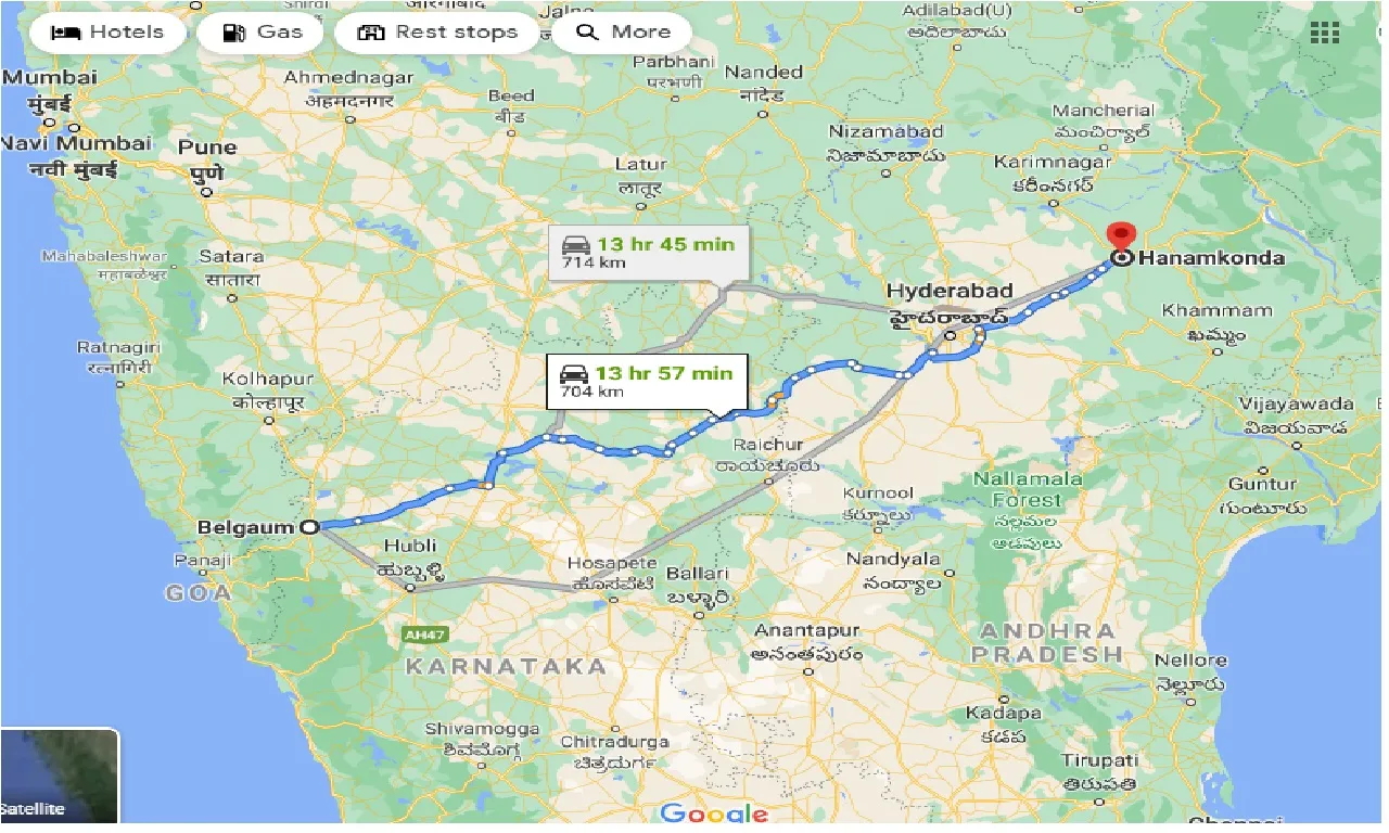 belgaum-to-hanamkonda-taxi