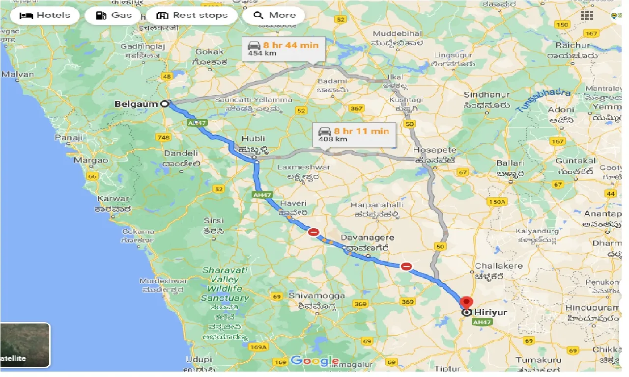 belgaum-to-hiriyur-taxi