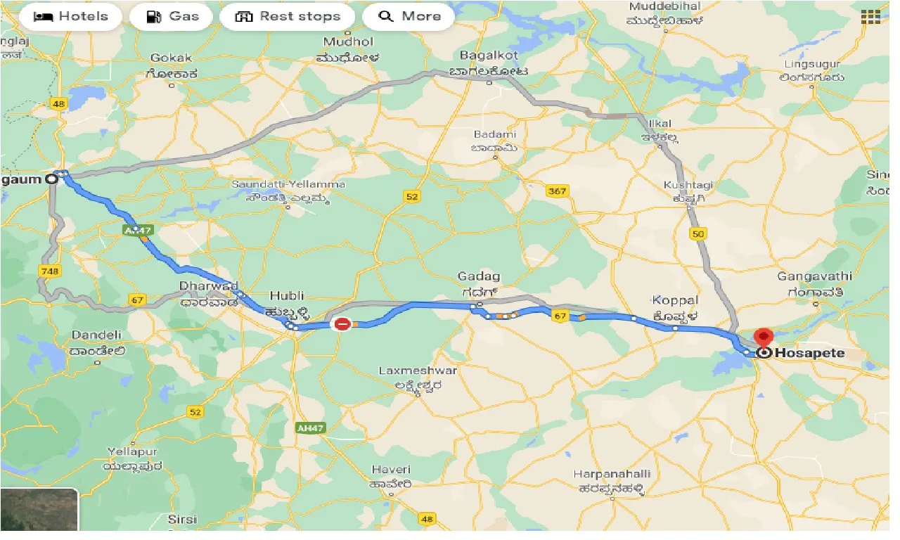belgaum-to-hosapete-taxi