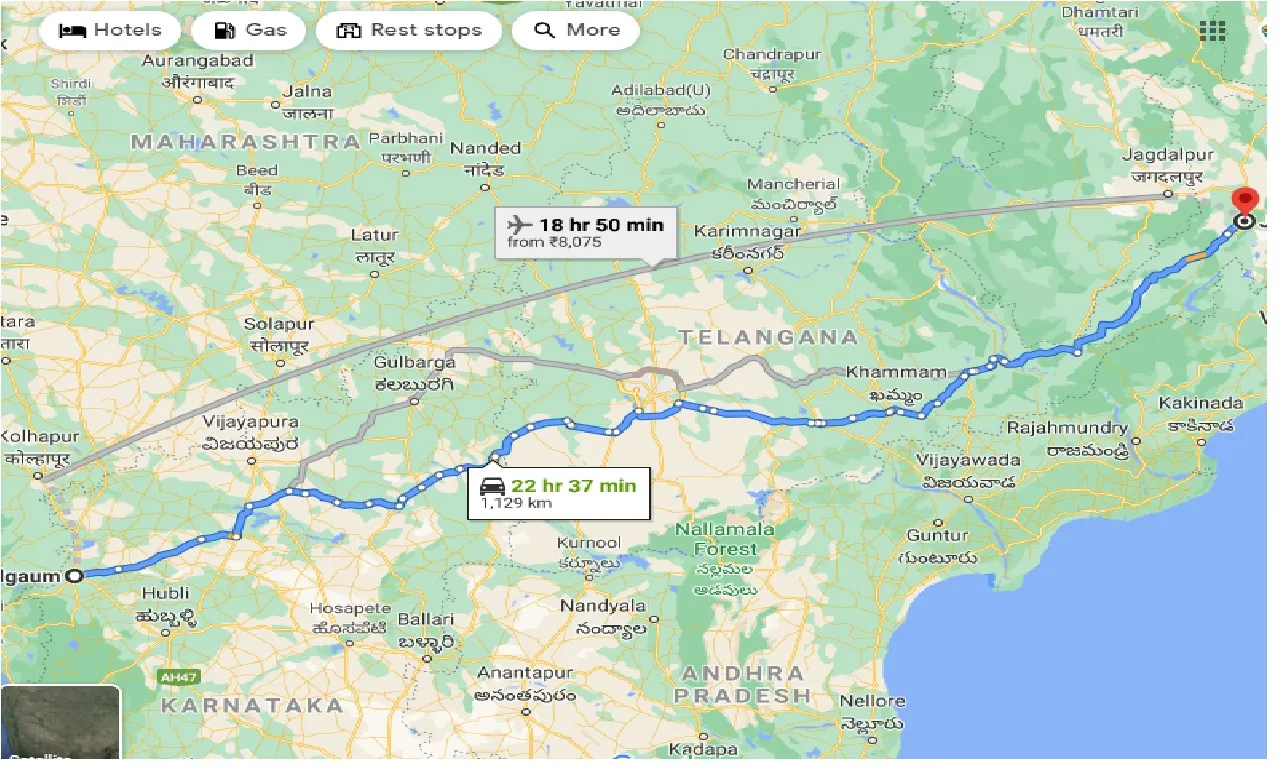 belgaum-to-jeypore-taxi