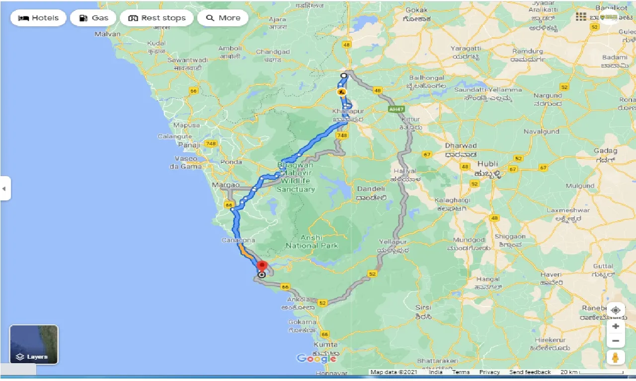 belgaum-to-karwar-round-trip