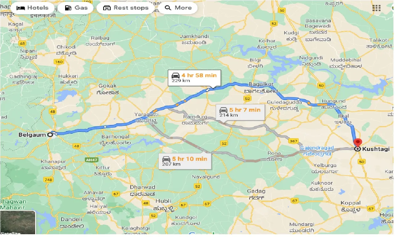 belgaum-to-kushtagi-taxi