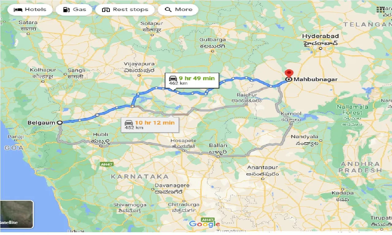 belgaum-to-mahbubnagar-one-way