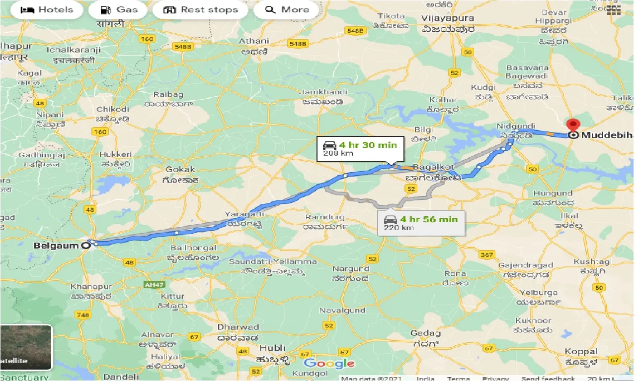 belgaum-to-muddebihal-one-way