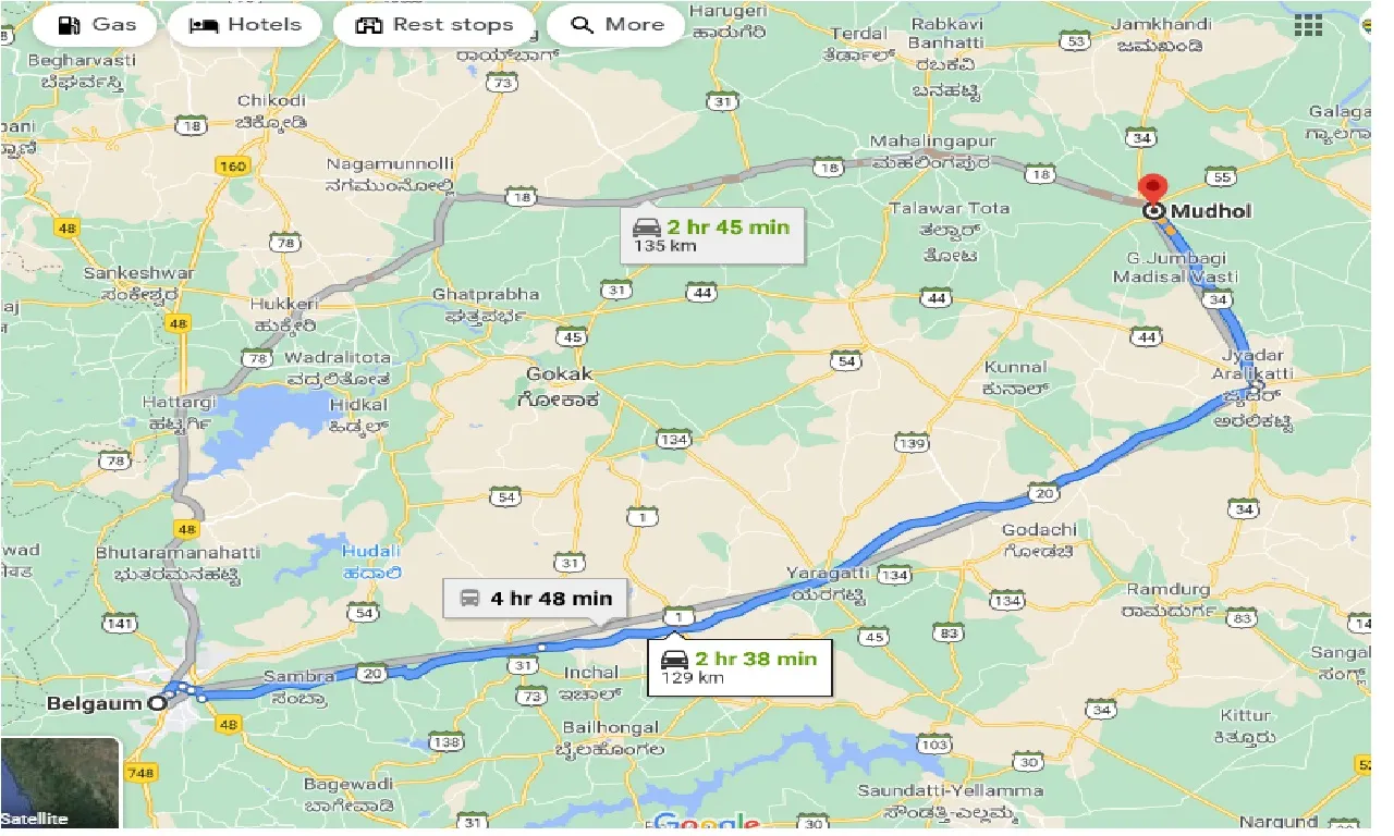 belgaum-to-mudhol-one-way