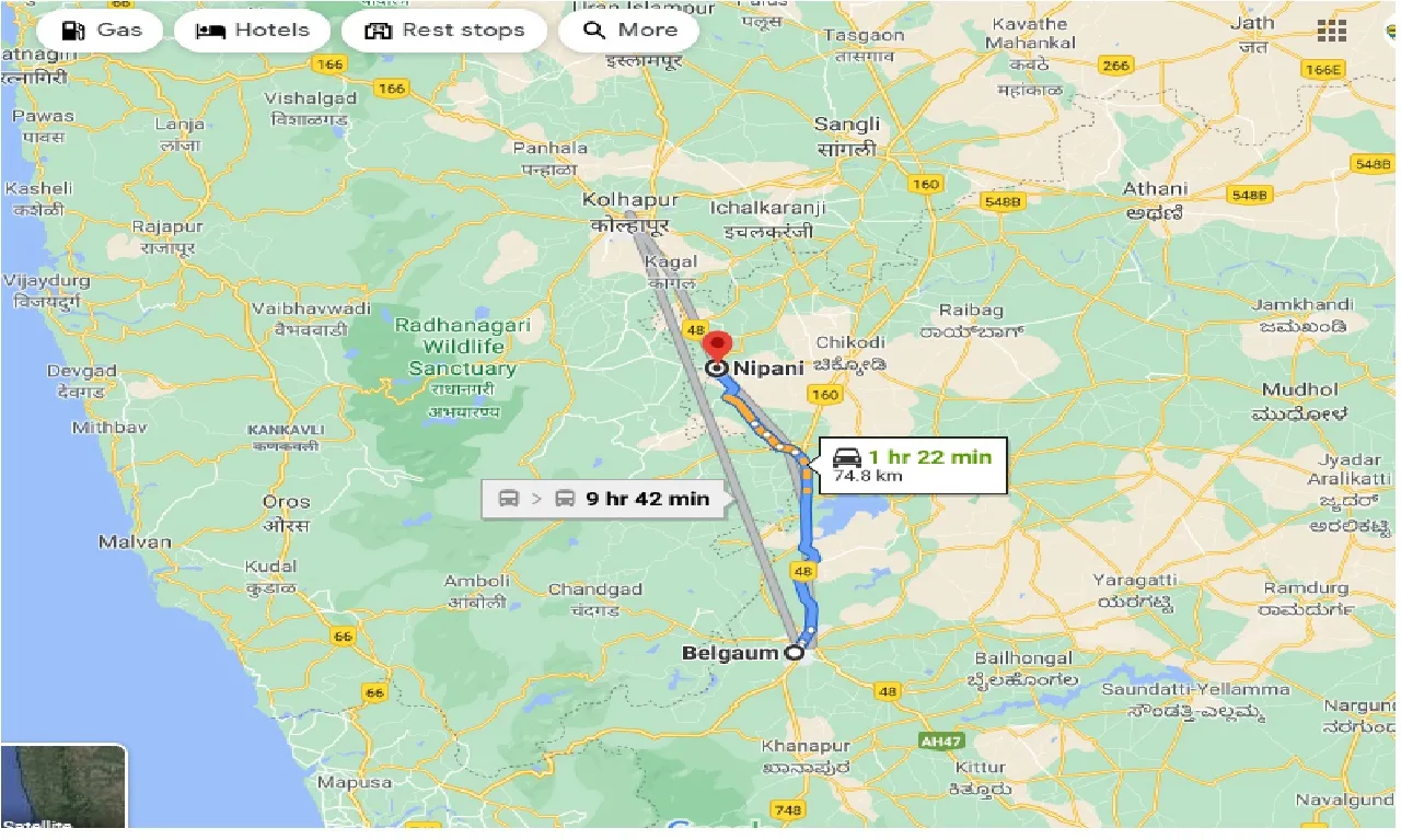 belgaum-to-nipani-one-way