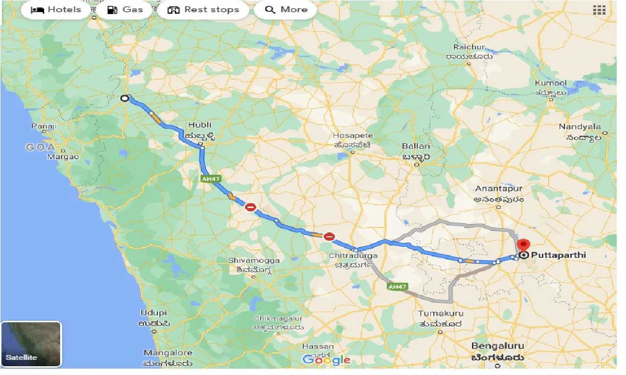 belgaum-to-puttaparthi-taxi