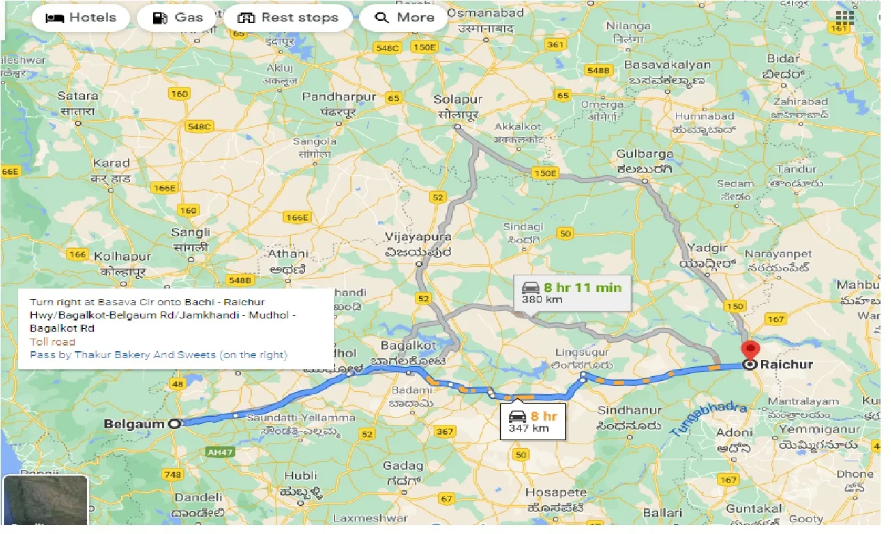 belgaum-to-raichur-one-way