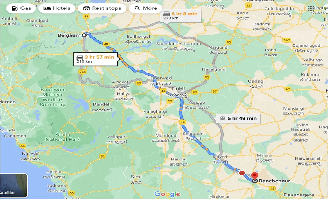 belgaum-to-ranebennur-one-way