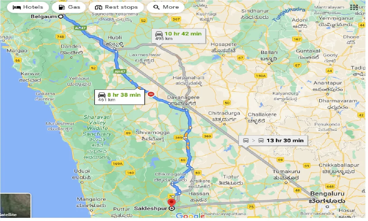 belgaum-to-sakleshpur-one-way