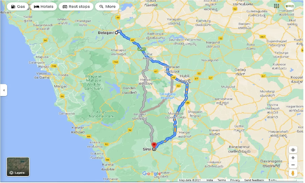 belgaum-to-sirsi-one-way