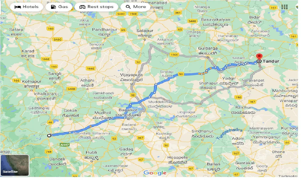 belgaum-to-tandur-taxi