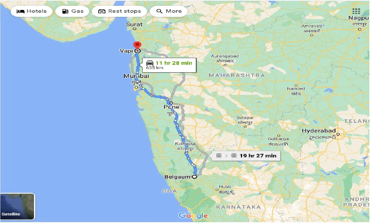 belgaum-to-vapi-one-way