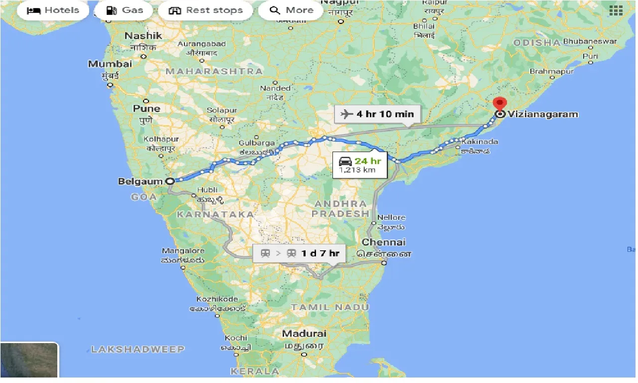 belgaum-to-vizianagaram-taxi