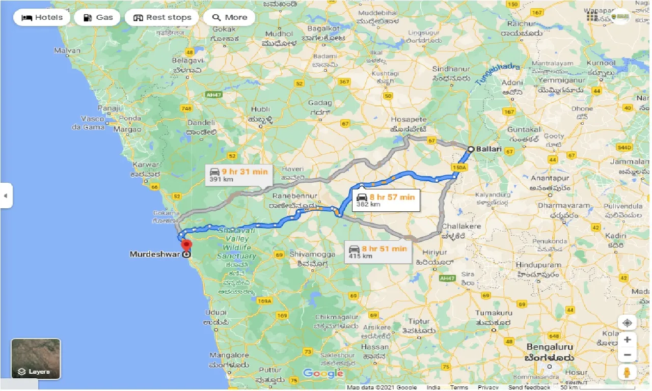 bellary-to-murudeshwar-round-trip