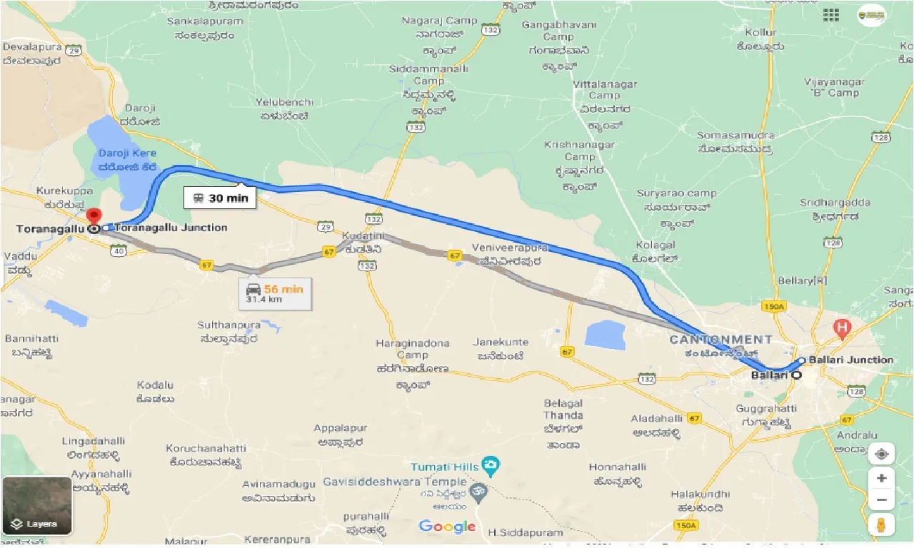 bellary-to-toranagallu-round-trip