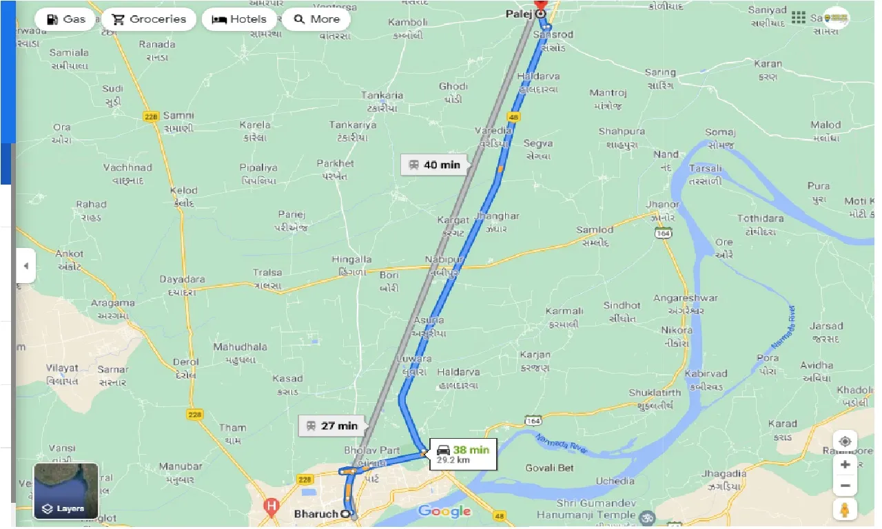 bharuch-to-palej-one-way