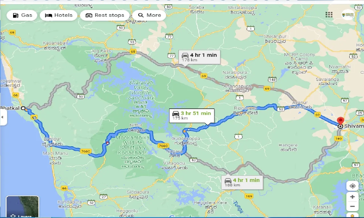 bhatkal-to-shivamogga-round-trip
