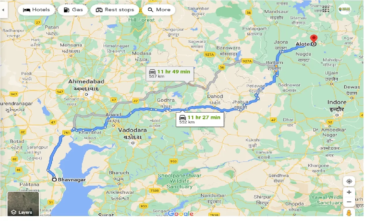 bhavnagar-to-alote-one-way