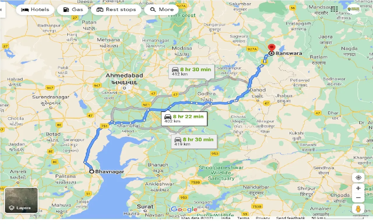 bhavnagar-to-banswara-taxi