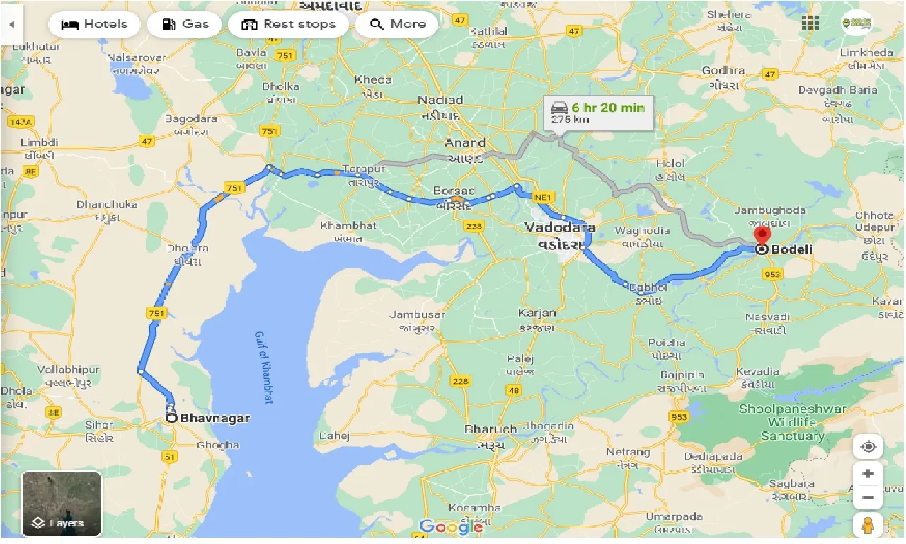 Bhavnagar To Bodeli One Way bhavnagar-to-bodeli-one-way