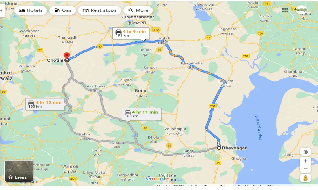 bhavnagar-to-chotila-taxi