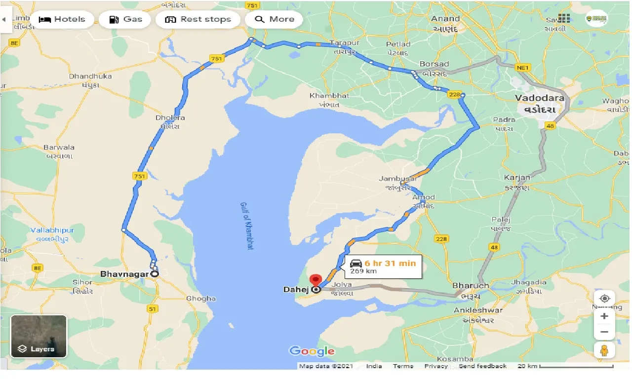 bhavnagar-to-dahej-taxi