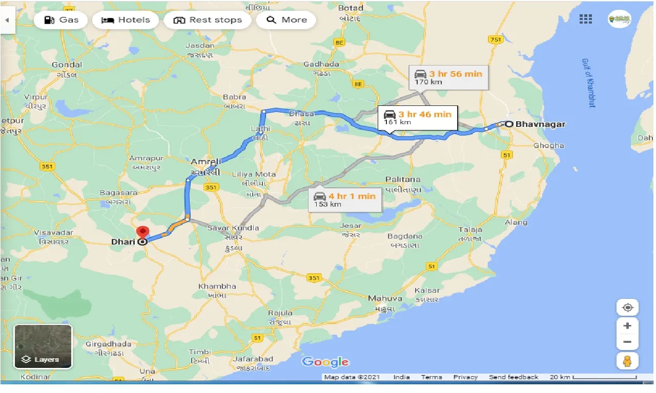 bhavnagar-to-dhari-one-way