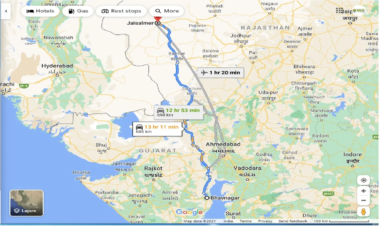 bhavnagar-to-jaisalmer-one-way