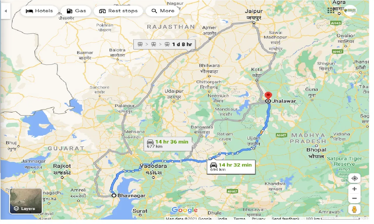 bhavnagar-to-jhalawar-one-way