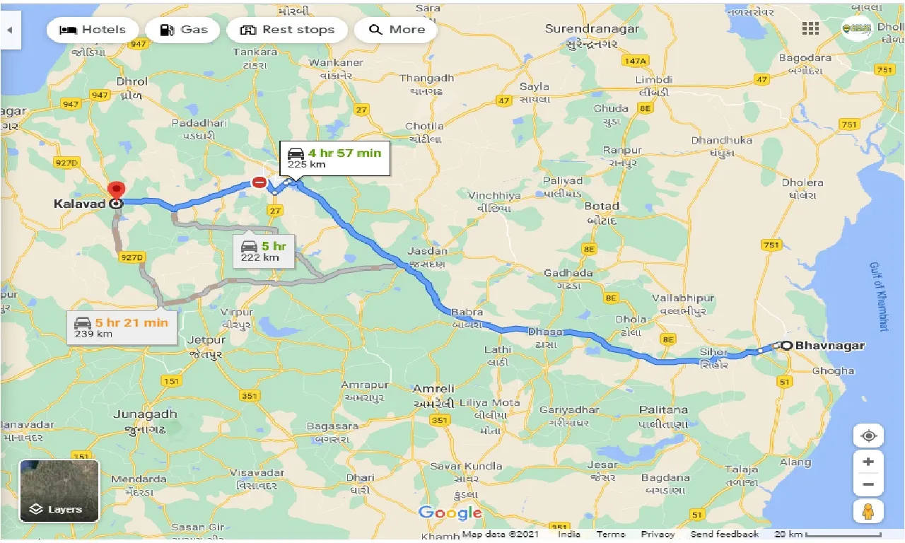 bhavnagar-to-kalavad-one-way