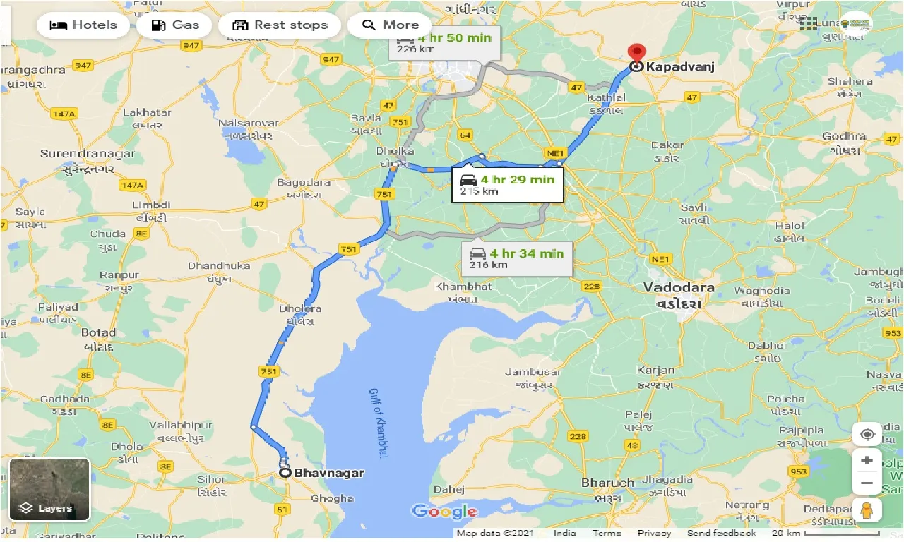 bhavnagar-to-kapadvanj-one-way