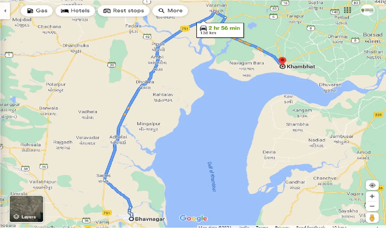 bhavnagar-to-khambhat-one-way