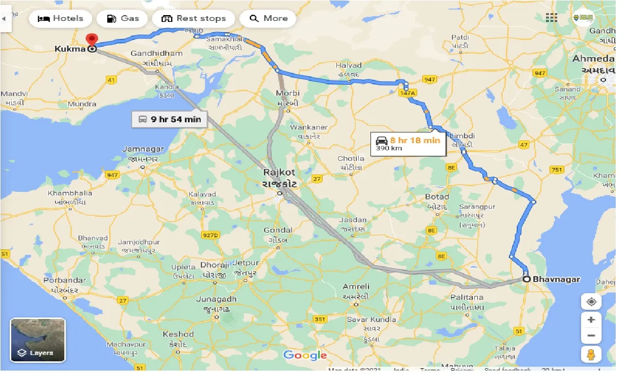 bhavnagar-to-kukma-taxi